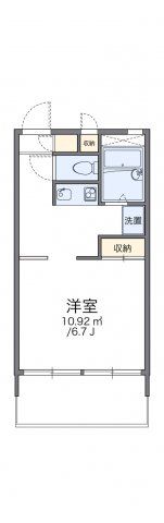 レオパレスヴェルドミールMIKIの間取り画像