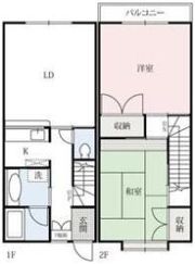 豊岡メゾネットの間取り画像