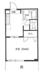 住吉西尾ハイツの間取り画像