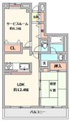 レーベンハイムグランツ武蔵浦和の間取り画像