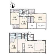 立野町戸建1号室の間取り画像