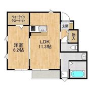 朝日レジデンス荒川本郷Dの間取り画像