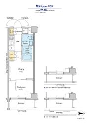 プラウドフラット品川大井町の間取り画像