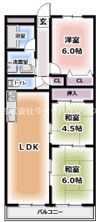 アドラブール古川橋ウエストの間取り画像