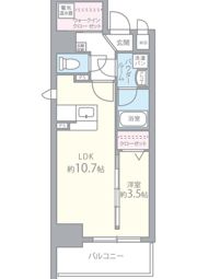 ソシオ心斎橋の間取り画像