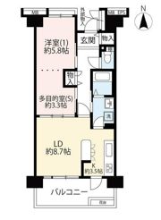 URサンヴァリエ桜堤の間取り画像