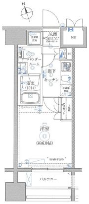 ライジングプレイス川崎の間取り画像
