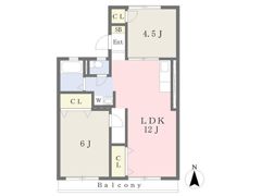 第二松沢ハイツⅢの間取り画像