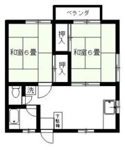神場アパートの間取り画像