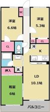 クレセールトップの間取り画像