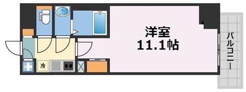 エグゼ難波東の間取り画像