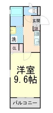 フルール岡本の間取り画像