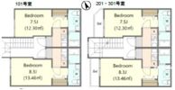 ココライフ堀ノ内の間取り画像