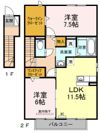 コンフォートAの間取り画像