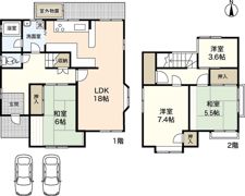 大増貸家の間取り画像