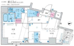 GENOVIA上野Ⅱskygardenの間取り画像