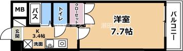 ミラージュ大津京の間取り画像