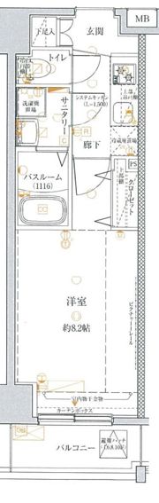 クレヴィスタ中板橋の間取り画像