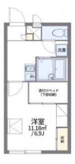 レオパレス一休寺道の間取り画像