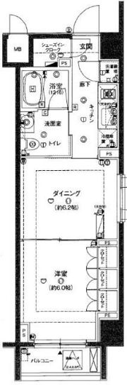 feeth水天宮前の間取り画像
