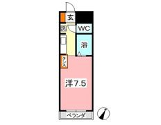 フォーバスⅠの間取り画像