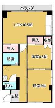 ユートピアマンションの間取り画像