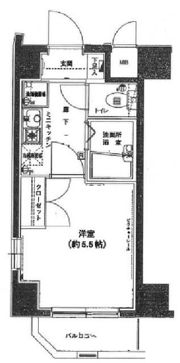 エクセリア浜田山の間取り画像