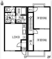 DUPLEX 国王81Bの間取り画像