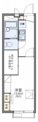 レオパレスシェソワⅣの間取り画像