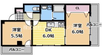 トップス祝ハイツの間取り画像