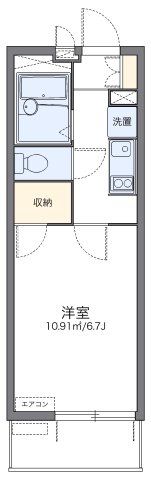 レオパレスときわマンションⅡの間取り画像