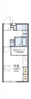 レオパレス釜平の間取り画像