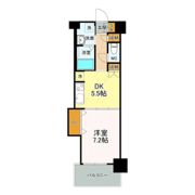 ニッケノーブルハイツ江坂の間取り画像