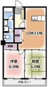 NoⅠ香里ニューハイツの間取り画像