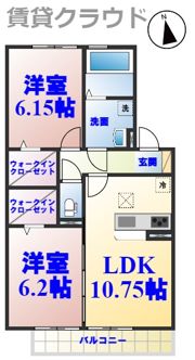D-roomちはら台Gの間取り画像