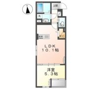 RKマンションの間取り画像