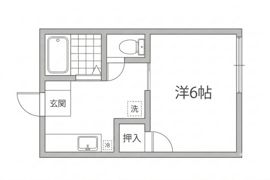ヤングコーポの間取り画像