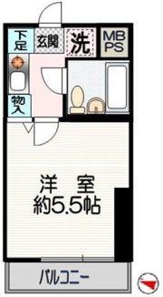 クリオ上大岡六番館の間取り画像