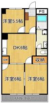 ライフ・モア本城B棟の間取り画像