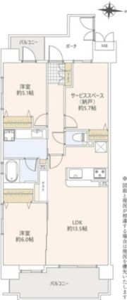 ローヤルシティ川口幸町の間取り画像