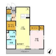 D-room与野公園 Rose Parkの間取り画像