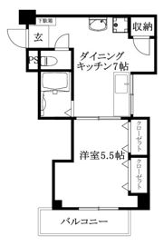 ハイツ立花の間取り画像