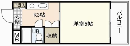 第五若宮ビルの間取り画像