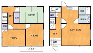 境百々戸建ての間取り画像