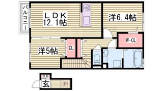 すずらんハイツの間取り画像