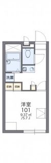 レオパレスみやびの間取り画像