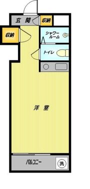 アルカディアマンションの間取り画像