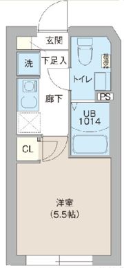 レピュア三ノ輪レジデンスⅡの間取り画像