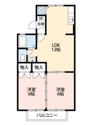 ビィラ・エールの間取り画像