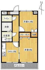 キャッスル絵図町の間取り画像